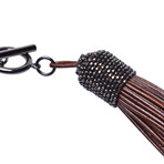 Brunello Cucinelli // Women's Monili Bead Necklace // Brown