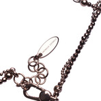 Brunello Cucinelli // Women's Natural Stone Necklace V1 // Copper Tone