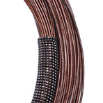 Brunello Cucinelli // Women's Monili Bead Necklace // Brown