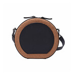 Brunello Cucinelli // Women's Monili Bead Lined Shoulder Handbag // Beige + Black