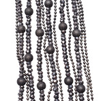 Brunello Cucinelli // Women's Natural Stone Earrings // Silver Tone