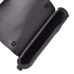 Brunello Cucinelli // Women's Bonili Bead Lined Shoulder Bag V2 // Jet Black