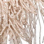 Brunello Cucinelli // Women's Vetro Natural Stone Necklace // Rose