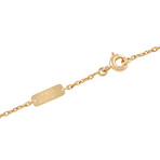 Van Cleef & Arpels // 18K Yellow Gold Diamond + Coral Flower Necklace // 16" //Estate