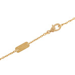 Van Cleef & Arpels // Cosmos 18K Yellow Gold Diamond Flower Brooch Pendant Necklace // 15.5" // Estate