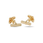 Tiffany & Co. // 18K Yellow Gold Diamond Cufflinks // Estate