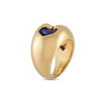 Bulgari // 18K Yellow Gold Lapis Ring // Ring Size: 6 // Estate