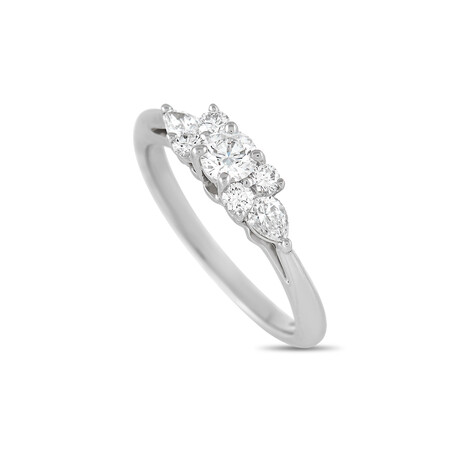 Tiffany & Co. // Platinum Diamond Engagement Ring // Ring Size: 6 // Estate