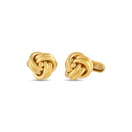 Van Cleef & Arpels // 18K Yellow Gold Knot Cufflinks // Estate