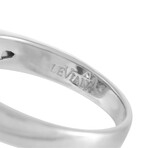 Le Vian // 18K White Gold White + Brown Diamond Ring // Ring Size: 6.75 // Estate