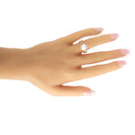 Tiffany & Co. // 18K Yellow Gold Diamond + Pearl Ring // Ring Size: 7.25 // Estate