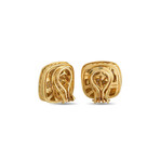 David Yurman // Albion 18K Yellow Gold Diamond Earrings // Estate
