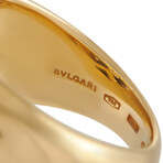Bulgari // 18K Yellow Gold Lapis Ring // Ring Size: 6 // Estate