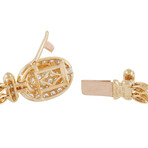 Cartier // Vintage 18K Yellow Gold Diamond Bracelet // 6.5" // Estate