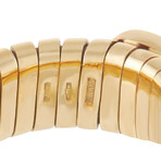 Bulgari // Tubogas 18K Yellow Gold Diamond Ring // Ring Size: 6 // Estate