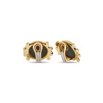 Elizabeth Gage // 18k Yellow Gold Constantine Roman Ancient Coin Clip-On Earrings // Estate