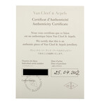 Van Cleef & Arpels // Alhambra 18K White Gold Turquoise Bracelet // 7" // Estate