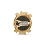 Elizabeth Gage // 18k Yellow Gold Constantine Roman Ancient Coin Clip-On Earrings // Estate