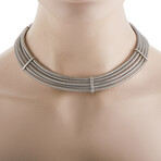 Roberto Coin // Primavera 18K White Gold Diamond Necklace // 17" // Estate