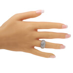 Cartier // 18K White Gold Diamond Dome Ring // Ring Size: 5.5 // Estate