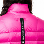 The Very Warm // Unisex Light Quilted Puffer // Fuchsia (M)