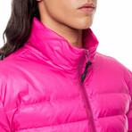 The Very Warm // Unisex Light Quilted Puffer // Fuchsia (M)