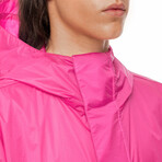 Hooded Windbreaker // Fuchsia (L)