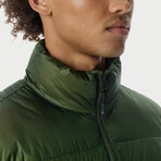 The Very Warm // Unisex Light Quilted Puffer // Olive (M)