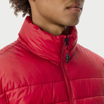 The Very Warm // Unisex Light Quilted Puffer // Red (S)