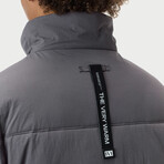 The Very Warm // Unisex Quilted Puffer // Gray (XS)