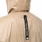 Hooded Windbreaker // Khaki (XL)