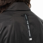 The Very Warm // Unisex Windbreaker // Black (2XL)