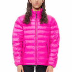 The Very Warm // Unisex Light Quilted Puffer // Fuchsia (M)