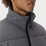 The Very Warm // Unisex Quilted Puffer // Gray (XS)