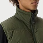 Quilted Vest // Olive (L)