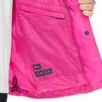 Hooded Windbreaker // Fuchsia (L)