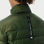 The Very Warm // Unisex Light Quilted Puffer // Olive (M)