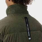 Quilted Puffer // Olive (XL)