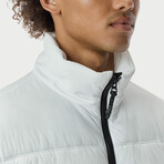 The Very Warm // Unisex Quilted Puffer // Off White (XL)
