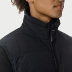 The Very Warm // Unisex Quilted Vest // Black (L)