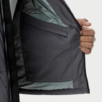 The Very Warm // Unisex Quilted Puffer // Gray (XS)