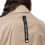 The Very Warm // Unisex Windbreaker // Khaki (S)