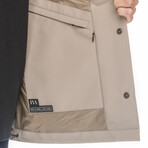 The Very Warm // Unisex Seam Sealed Coach // Khaki (S)