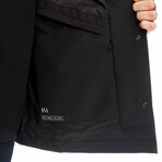 The Very Warm // Unisex Seam Sealed Coach // Black (S)