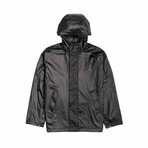 Hooded Windbreaker // Black (XL)