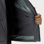 The Very Warm // Unisex Quilted Vest // Gray (M)