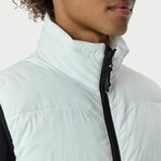 The Very Warm // Unisex Quilted Vest // Off White (M)