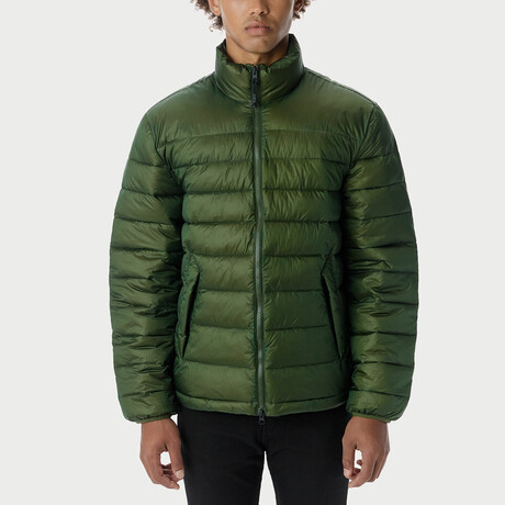 The Very Warm // Unisex Light Quilted Puffer // Olive (XS)