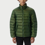 The Very Warm // Unisex Light Quilted Puffer // Olive (M)