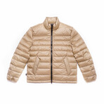 The Very Warm // Unisex Light Quilted Puffer // Khaki (L)